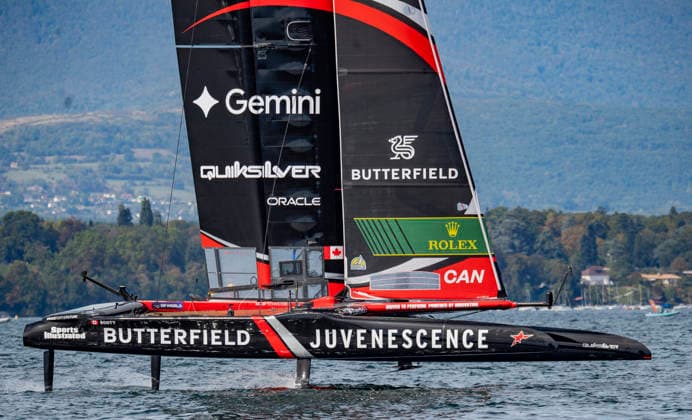 Sport Bilder des Tages September 20, 2026, Geneva, Geneva, Switzerland: Geneva Switzerland, 09 20 2026: NORTHSTAR SAILGP TEAM (CA) is in action during Rolex Switzerland Sail Grand Prix, Geneva, Rolex Switzerland Sail Grand Prix, Geneva which was also the second edition of the Rolex Switzerland Sail Grand Prix, Geneva and took place at Geneva Yacht Club in Geneva, Switzerland. Sailing 26: Rolex Switzerland Sail Grand Prix, Geneva - ZUMAd206 20260920_zip_d206_013 Copyright: xEricxDubostx