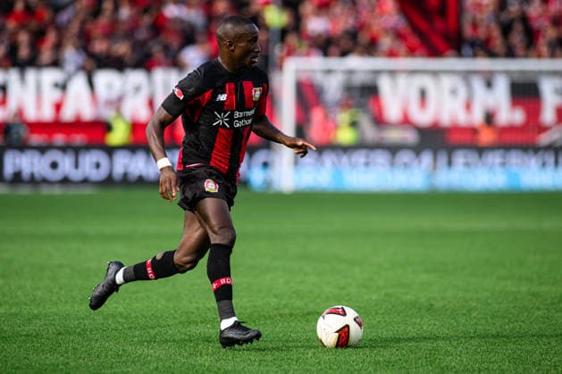LEVERKUSEN, GERMANY - 20 SEPTEMBER, 2026: Moussa Diaby - The Bundesliga match Bayer 04 Leverkusen vs. RB Leipzig at BayArena.  Copyright: xVitaliixKliuievx