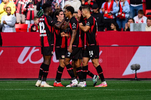 LEVERKUSEN, GERMANY - 20 SEPTEMBER, 2026: Patrik Schick, goal - The Bundesliga match Bayer 04 Leverkusen vs. RB Leipzig at BayArena.  Copyright: xVitaliixKliuievx
