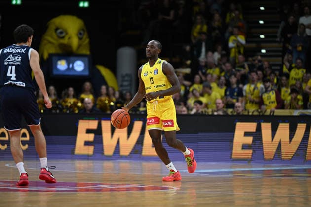 20.09.2026, GER, Basketball, Bundesliga 1.Spieltag, Saison 2026 2027, Oldenburg, EWE Arena, EWE Baskets Oldenburg vs Syntainics MBC Ja Qualyn GILBREATH ( EWE Baskets Oldenburg 13 ) Oldenburg EWE Arena Niedersachsen Deutschland Copyright: xnordphotoxGmbHx xRojahnx