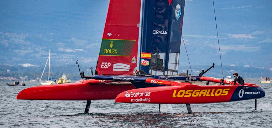 September 20, 2026, Geneva, Geneva, Switzerland: Geneva Switzerland, 09 20 2026: LOS GALLOS SAILGP TEAM (ES) is in action during Rolex Switzerland Sail Grand Prix, Geneva, Rolex Switzerland Sail Grand Prix, Geneva which was also the second edition of the Rolex Switzerland Sail Grand Prix, Geneva and took place at Geneva Yacht Club in Geneva, Switzerland. Sailing 26: Rolex Switzerland Sail Grand Prix, Geneva - ZUMAd206 20260920_zip_d206_035 Copyright: xEricxDubostx