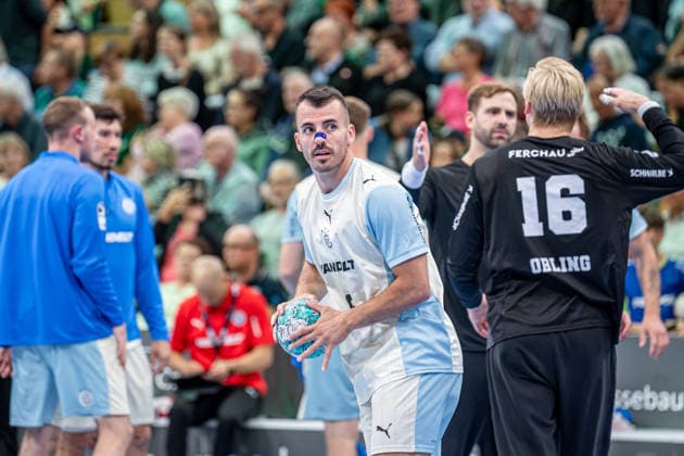 OPEL Handball Bundesliga; HSG Wetzlar - VfL Gummersbach, 20.09.26 Milos Vujovic (VfL Gummersbach, 6) OPEL Handball Bundesliga; HSG Wetzlar - VfL Gummersbach: Wetzlar, 20.09.26 Copyright: xBEAUTIFULxSPORTS Roeczeyx