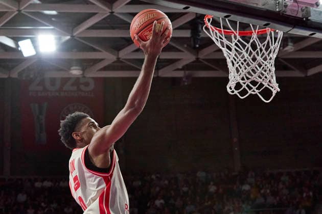 Deutsche Basketball Bundesliga (BBL), FC Bayern München Basketball vs BMA365 BAMBERG BASKETS, München FC Bayern Basketball, Bamberg Baskets MBA365, 2026-09-20 in München (BMW Park) WILSON Mylik (BMA365 Bamberg BASKETS Shooting Guard (SG) Nr10-BAM10) sportworld München BMW Park Bayern Deutschland