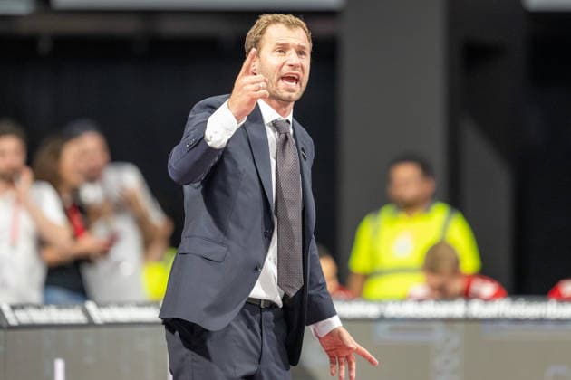 Chefcoach Anton Gavel (FC Bayern Basketball), FC Bayern Basketball - BMA365 Bamberg Baskets, BBL, 1. Spieltag, 20.09.2026 Muenchen Bayern Deutschland