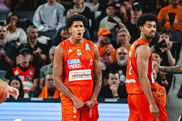 Neu Ulm, Deutschland, 20.09.26: Meissa Faye (ratiopharm ulm) gestikuliert, gestik waehrend des Basketball Bundesliga Spiels zwischen ratiopharm ulm vs MHP Riesen Ludwigsburg in der ratiopharm Arena am 20. September 2026 in Neu Ulm, Deutschland. (Foto von Harry Langer DeFodi Images) ratiopharm Arena, Germany, 20.09.26: Meissa Faye (ratiopharm ulm) gestures during the Basketball Bundesliga match between ratiopharm ulm vs MHP Riesen Ludwigsburg at Neu Ulm on September 20, 2026 in ratiopharm Arena, Germany. (Photo by Harry Langer DeFodi Images) (Photo by Harry Langer DeFodi Images) -