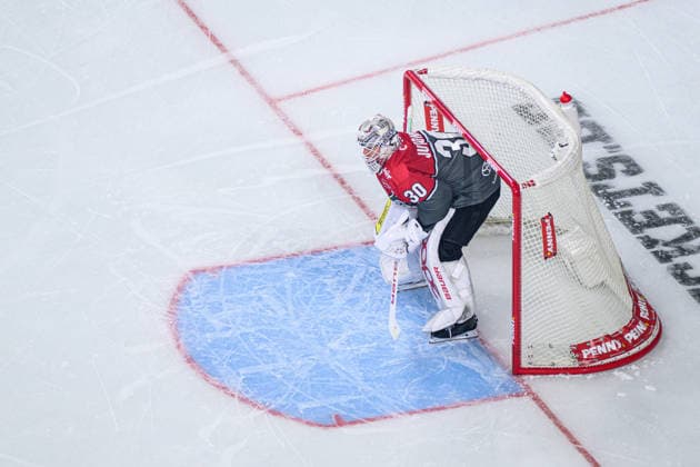 COLOGNE, GERMANY - 20 SEPTEMBER, 2026: Janne Juvonen - The PENNY DEL Ice hockey, Eishockey match Koelner Haie vs. Loewen Frankfurt at LANXESS arena.  Copyright: xVitaliixKliuievx