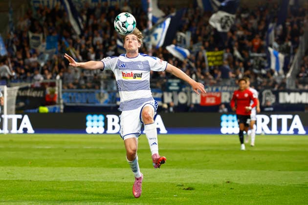 20.09.2026, xavx, Fussball 3.Liga, SV Wehen Wiesbaden - MSV Duisburg v.l. Frederik Christensen (MSV Duisburg) Wiesbaden