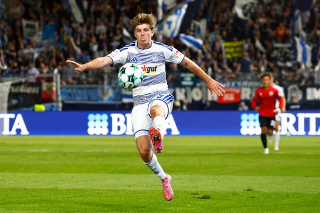20.09.2026, xavx, Fussball 3.Liga, SV Wehen Wiesbaden - MSV Duisburg v.l. Frederik Christensen (MSV Duisburg) Wiesbaden