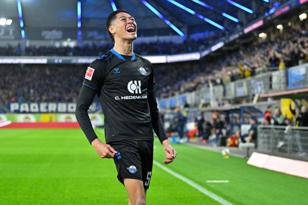 Paderborn, Home-Deluxe-Arena, 20.09.26, GER, Herren, 1.Bundesliga, Saison 2026-2027, SC Paderborn 07 - TSG 1899 Hoffenheim Bild: DFL regulations prohibit any use of photographs as image sequences and or quasi-video. Nordrhein-Westfalen Deutschland