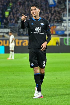 Paderborn, Home-Deluxe-Arena, 20.09.26, GER, Herren, 1.Bundesliga, Saison 2026-2027, SC Paderborn 07 - TSG 1899 Hoffenheim Bild: DFL regulations prohibit any use of photographs as image sequences and or quasi-video. Nordrhein-Westfalen Deutschland