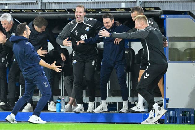 Paderborn, Home-Deluxe-Arena, 20.09.26, GER, Herren, 1.Bundesliga, Saison 2026-2027, SC Paderborn 07 - TSG 1899 Hoffenheim Bild: DFL regulations prohibit any use of photographs as image sequences and or quasi-video. Nordrhein-Westfalen Deutschland
