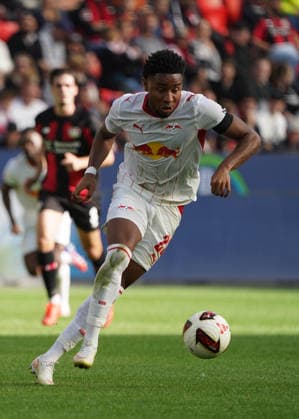 Leverkusen Fussball, 1.BL saison 2026 2027 Bayer 04 Leverkusen vs RB Leipzig, 20.09.2026, Bayarena Leverkusen Christopher Nkunku, RB Leipzig, Aktion, Einzelbild