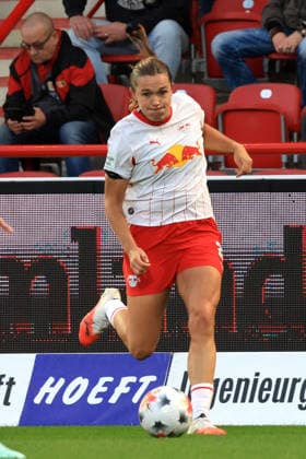 20.09.2026, GER Deutschland, Fussball, 1.Fussballbundesliga, Frauen, 2026 2027, Alte Foersterei, 1.FC Union vs. RB Leibzig Alieke Tuin ( RB Leipzig 22 ) 1. Liga: DFB DFL regulations prohibit any use of photographs as image sequences and or quasi-video) nordphoto GmbH Engler Berlin Stadion Alte Foersterei Berlin Deutschland Copyright: xNordphotox xEnglerx