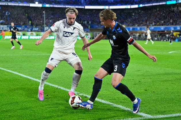 Paderborn, Home-Deluxe-Arena, 20.09.26, GER, Herren, 1.Bundesliga, Saison 2026-2027, SC Paderborn 07 - TSG 1899 Hoffenheim Bild: DFL regulations prohibit any use of photographs as image sequences and or quasi-video. Nordrhein-Westfalen Deutschland
