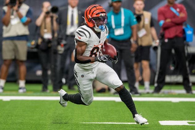 September 20, 2026: Cincinnati Bengals wide receiver Dohnte Meyers (81) returns a kick during a game between the Cincinnati Bengals and the Houston Texans in Houston, TX. .. CSM - ZUMAc04_ 20260920_zma_c04_352 Copyright: xTraskxSmithx