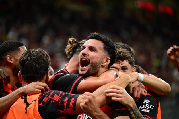 AC Milan v US Lecce - Serie A 2026 27 Goncalo Ramos celebrates during the Serie A match between AC Milan and US Lecce at Stadio Giuseppe Meazza in Milan, Italy, on September 20, 2026. Milan Lombardia Italy  Copyright: xFedericoxManonix originalFilename:manoni-acmilanv260920_npQVi.jpg