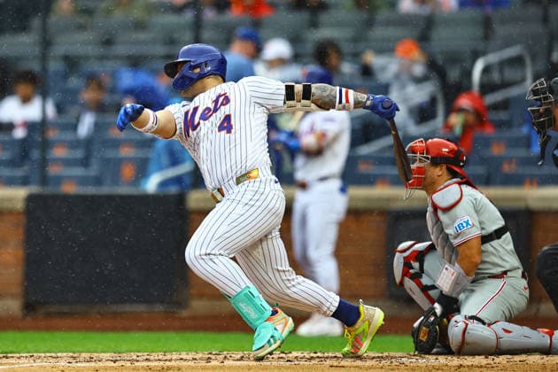 MLB, Baseball Herren, USA Philadelphia Phillies Vs. New York Mets New York Mets Francisco Alvarez 4 singles during the second inning of a baseball game against the Philadelphia Phillies at Citi Field in Corona, on September 20, 2026. Flushing N.Y. United States  Copyright: xGordonxDonovanx originalFilename:donovan-mlbphila260920_np6uC.jpg