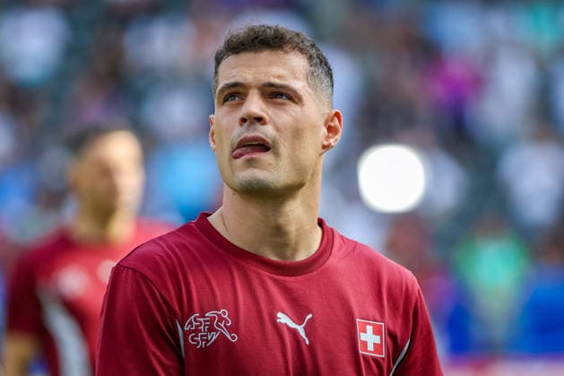 Granit Xhaka, Schweizer Fussballspieler, Nationalspieler, Captain der Schweizer Nationalmannschaft und Spieler des AFC Sunderland. Porträt, Archivfoto, Fussball, Schweiz, Nati, Nationalmannschaft, Nationalmannschaftskapitän, Rekordnationalspieler Copyright: xJOERANxSTEINSIEKx