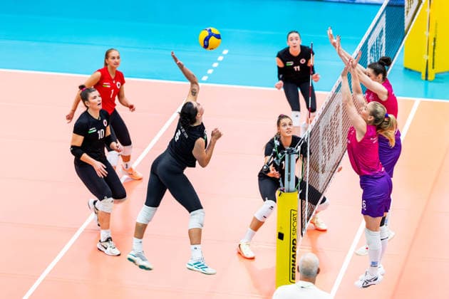20.09.2026, GER, Volleyball, Frauen, Funke Volley Cup, Saison 26 27, 3. Turniertag, Dresdner SC (Dresdner Sportclub 1898) - KS DevelopRes Rzeszow Maia Patricia Dvoracek (Dresdner Sportclub 1898 Dresdner SC) 99089 Erfurt Sporthalle Sportanlage Rieths Thüringen Deutschland