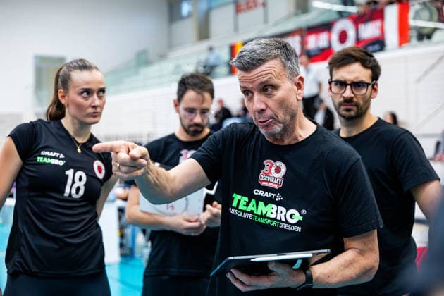 20.09.2026, GER, Volleyball, Frauen, Funke Volley Cup, Saison 26 27, 3. Turniertag, Dresdner SC (Dresdner Sportclub 1898) - KS DevelopRes Rzeszow Alexander Waibl (Dresdner Sportclub 1898 Dresdner SC) 99089 Erfurt Sporthalle Sportanlage Rieths Thüringen Deutschland
