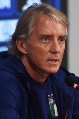 Foto IPP Giacomo Morini Firenze 21 09 2026 Calcio: Conferenza stampa del Commissario Tecnico Roberto Mancini presso il Centro Tecnico Federale di Coverciano. nella foto: l allenatore Roberto Mancini durante l incontro con la stampa. italy ITALY  Copyright: xR4924_italyphotopressx