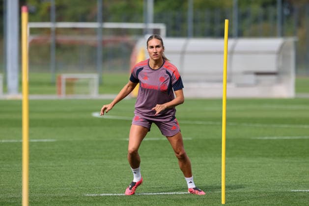 Jana Kappes (FC Bayern Muenchen), GER, FC Bayern Muenchen Frauen Abschlusstraining, Fussball, UEFA Womens Champions League, Saison 2026 2027, 21.09.2026, GER, FC Bayern Muenchen Frauen Abschlusstraining, Fussball, UEFA Womens Champions League, Saison 2026 2027, 21.09.2026 Muenchen Copyright: xEibner-Pressefoto JennixMaulx EP_JML