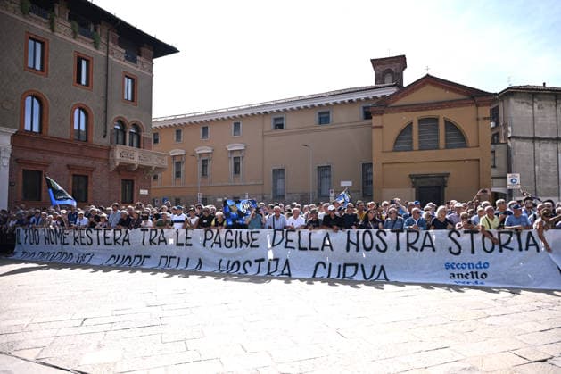 Db Milano 21 09 2026 - funerali Sandro Mazzola foto Daniele Buffa Image nella foto: tifosi Inter 