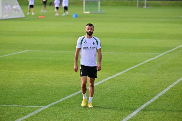 21.09.2026; Moenchengladbach; Fussball, Herren, Saison 2026 2027, Training Borussia Moenchengladbach Franck Honorat (Gladbach) DFL regulations prohibit any use of photographs as image sequences and or quasi-video. ista-Borussia-Park Nordrhein-Westfalen Deutschland