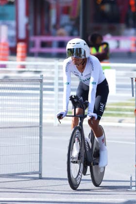 UCI Road World Championship, WM, Weltmeisterschaft Montreal 2026 Isaac del Toro of Mexico competes during the Elite Men s Individual Time Trial at the 2026 UCI Road World Championships on September 20, 2026 in Montreal, Canada. (Photo by Horacio Zamora Eyepix Group) Copyright: xHoracioxZamora xEyepixxGroupx HZ_20092026_197347