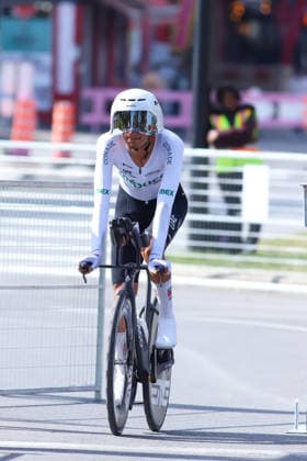 UCI Road World Championship, WM, Weltmeisterschaft Montreal 2026 Isaac del Toro of Mexico competes during the Elite Men s Individual Time Trial at the 2026 UCI Road World Championships on September 20, 2026 in Montreal, Canada. (Photo by Horacio Zamora Eyepix Group) Copyright: xHoracioxZamora xEyepixxGroupx HZ_20092026_197348