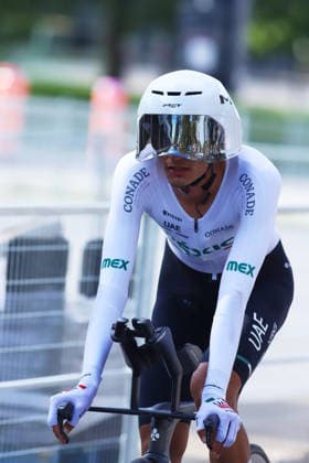 UCI Road World Championship, WM, Weltmeisterschaft Montreal 2026 Isaac del Toro of Mexico competes during the Elite Men s Individual Time Trial at the 2026 UCI Road World Championships on September 20, 2026 in Montreal, Canada. (Photo by Horacio Zamora Eyepix Group) Copyright: xHoracioxZamora xEyepixxGroupx HZ_20092026_197350
