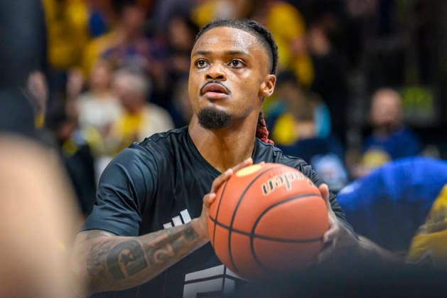 im Bild v.l.: Cobe Williams (NINERS Chemnitz, 24), GER, Berlin, Basketball, Alba Berlin und den Niners Chemnitz, BBL Auftakt, Auftaktspiel, in der UBER Arena, 18.09.2026, Copyright: HMBxMedia UwexKoch