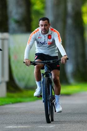 ZEIST , 21-09-2026 , KNVB Campus , season 2026 2027 , Dutch International football , Training session Netherlands , picture shows Netherlands trainer coach Xavi Hernandez arrived at the venue Training Netherlands 21-09-2026  x207384330x Copyright: