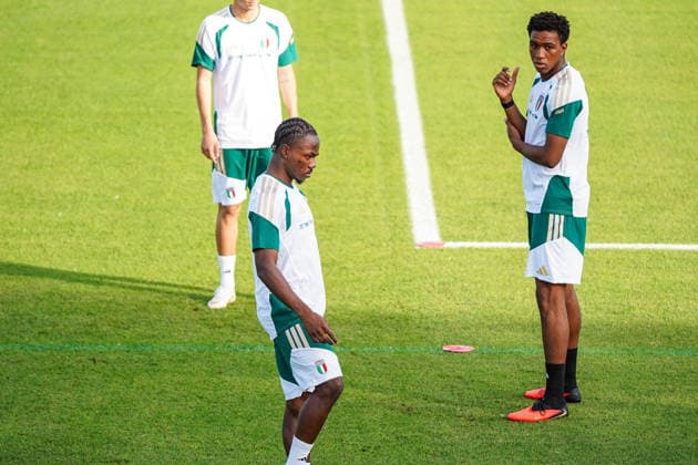 Eddy Kouadio during the Italia team training at federal technical center of Coverciano, Florence, Italy - September 21, 2026. - Soccer  Copyright: xSaraxEsposito LaPressex