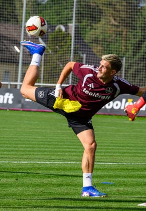 21.09.2026 - Fussball - 2. Fussball - Bundesliga - Saison 2026 2027 - 1. FC Nürnberg Nuernberg FCN ( Club ) - Training - Sportfoto Zink - xwoxzix - Sigurd Haugen ( 9, 1. FC Nürnberg FCN )