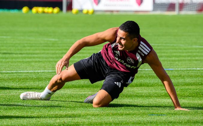 21.09.2026 - Fussball - 2. Fussball - Bundesliga - Saison 2026 2027 - 1. FC Nürnberg Nuernberg FCN ( Club ) - Training - Sportfoto Zink - xwoxzix - Ioannis Masouras (21, 1. FC Nürnberg FCN )