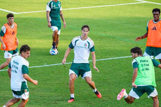 Daniele Ghilardi during the Italia team training at federal technical center of Coverciano, Florence, Italy - September 21, 2026. - Soccer  Copyright: xSaraxEsposito LaPressex