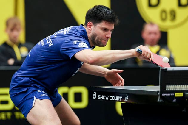 Dimitrij Ovtcharov (TTC RhoenSprudel Fulda-Maberzell) kontrolliert den Ball waehrend des Spiels der 1. Tischtennis-Bundesliga der Herren zwischen Borussia Dortmund und dem TTC RhoenSprudel Fulda-Maberzell, Sporthalle Bruegmannstrasse am 21. September 2026 in Dortmund, Deutschland. (Foto von Marco Steinbrenner DeFodi Images) +++ Dimitrij Ovtcharov (TTC RhoenSprudel Fulda-Maberzell) controls the ball during the 1st Men s Table tennis, Tischtennis Bundesliga match between Borussia Dortmund and TTC RhoenSprudel Fulda-Maberzell at Sporthalle Bruegmannstrasse on September 21, 2026 in Dortmund, Germany. (Photo by Marco Steinbrenner DeFodi Images) (Photo by Marco Steinbrenner DeFodi Images) -