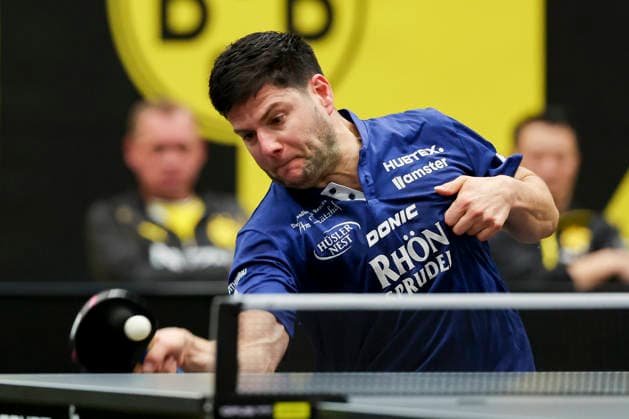 Dimitrij Ovtcharov (TTC RhoenSprudel Fulda-Maberzell) kontrolliert den Ball waehrend des Spiels der 1. Tischtennis-Bundesliga der Herren zwischen Borussia Dortmund und dem TTC RhoenSprudel Fulda-Maberzell, Sporthalle Bruegmannstrasse am 21. September 2026 in Dortmund, Deutschland. (Foto von Marco Steinbrenner DeFodi Images) +++ Dimitrij Ovtcharov (TTC RhoenSprudel Fulda-Maberzell) controls the ball during the 1st Men s Table tennis, Tischtennis Bundesliga match between Borussia Dortmund and TTC RhoenSprudel Fulda-Maberzell at Sporthalle Bruegmannstrasse on September 21, 2026 in Dortmund, Germany. (Photo by Marco Steinbrenner DeFodi Images) (Photo by Marco Steinbrenner DeFodi Images) -