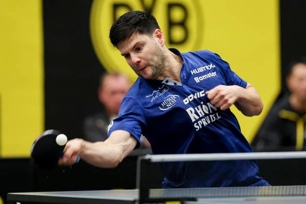 Dimitrij Ovtcharov (TTC RhoenSprudel Fulda-Maberzell) kontrolliert den Ball waehrend des Spiels der 1. Tischtennis-Bundesliga der Herren zwischen Borussia Dortmund und dem TTC RhoenSprudel Fulda-Maberzell, Sporthalle Bruegmannstrasse am 21. September 2026 in Dortmund, Deutschland. (Foto von Marco Steinbrenner DeFodi Images) +++ Dimitrij Ovtcharov (TTC RhoenSprudel Fulda-Maberzell) controls the ball during the 1st Men s Table tennis, Tischtennis Bundesliga match between Borussia Dortmund and TTC RhoenSprudel Fulda-Maberzell at Sporthalle Bruegmannstrasse on September 21, 2026 in Dortmund, Germany. (Photo by Marco Steinbrenner DeFodi Images) (Photo by Marco Steinbrenner DeFodi Images) -