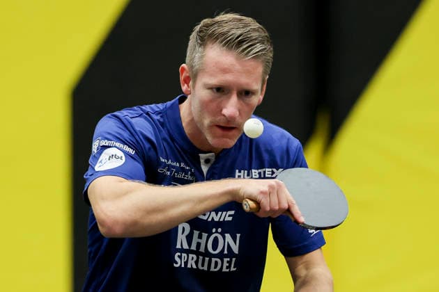 Ruwen Filus (TTC RhoenSprudel Fulda-Maberzell) kontrolliert den Ball waehrend des Spiels der 1. Tischtennis-Bundesliga der Herren zwischen Borussia Dortmund und dem TTC RhoenSprudel Fulda-Maberzell, Sporthalle Bruegmannstrasse am 21. September 2026 in Dortmund, Deutschland. (Foto von Marco Steinbrenner DeFodi Images) +++ Ruwen Filus (TTC RhoenSprudel Fulda-Maberzell) controls the ball during the 1st Men s Table tennis, Tischtennis Bundesliga match between Borussia Dortmund and TTC RhoenSprudel Fulda-Maberzell at Sporthalle Bruegmannstrasse on September 21, 2026 in Dortmund, Germany. (Photo by Marco Steinbrenner DeFodi Images) (Photo by Marco Steinbrenner DeFodi Images) -