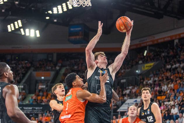 20.09.26 ratiopharm Ulm - MHP Riesen Ludwigsburg Deutschland, Ulm, 20.09.2026, Basketball, Bundesliga, Saison 2026 2027, ratiopharm Ulm - MHP Riesen Ludwigsburg: Thomas Rutherford (MHP Riesen Ludwigsburg).