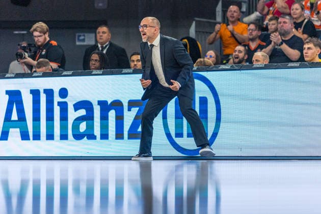 20.09.26 ratiopharm Ulm - MHP Riesen Ludwigsburg Deutschland, Ulm, 20.09.2026, Basketball, Bundesliga, Saison 2026 2027, ratiopharm Ulm - MHP Riesen Ludwigsburg: Carles Ortega Duran (Trainer MHP Riesen Ludwigsburg).