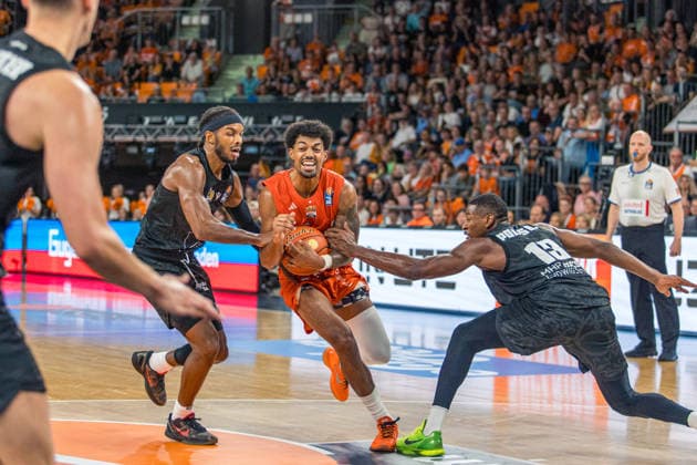 20.09.26 ratiopharm Ulm - MHP Riesen Ludwigsburg Deutschland, Ulm, 20.09.2026, Basketball, Bundesliga, Saison 2026 2027, ratiopharm Ulm - MHP Riesen Ludwigsburg: Ibi Watson (ratiopharm Ulm).