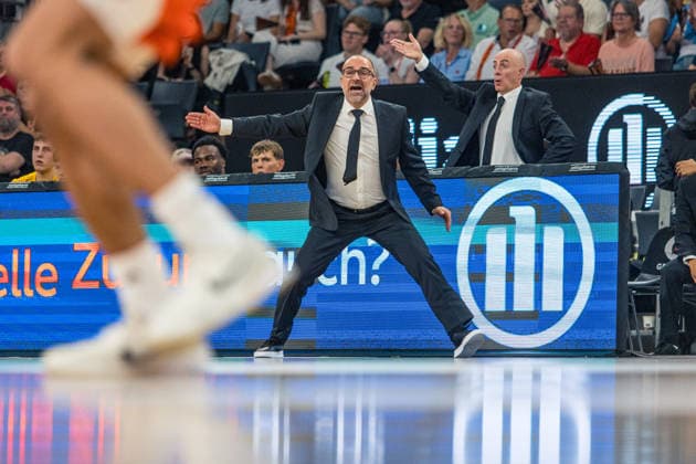 20.09.26 ratiopharm Ulm - MHP Riesen Ludwigsburg Deutschland, Ulm, 20.09.2026, Basketball, Bundesliga, Saison 2026 2027, ratiopharm Ulm - MHP Riesen Ludwigsburg: Carles Ortega Duran (Trainer MHP Riesen Ludwigsburg).