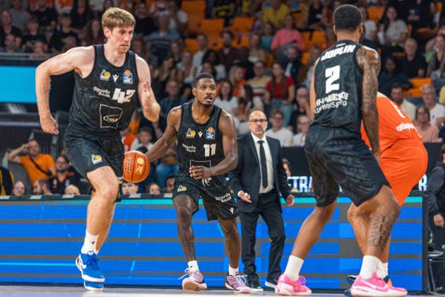20.09.26 ratiopharm Ulm - MHP Riesen Ludwigsburg Deutschland, Ulm, 20.09.2026, Basketball, Bundesliga, Saison 2026 2027, ratiopharm Ulm - MHP Riesen Ludwigsburg: Darius Perry (MHP Riesen Ludwigsburg).