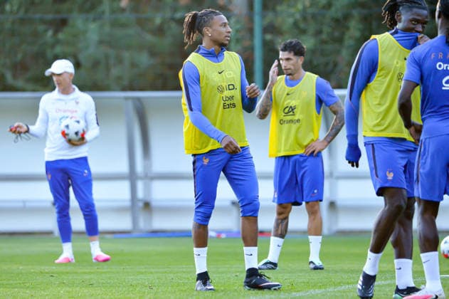 FOOTBALL : Entrainement de l™Equipe de France - 21 09 2026 Michael Olise (France) ClairefontaineFrance  Copyright: xBaptistexAutissierx