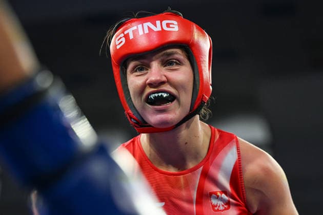 2026 European Boxing Elite Championships In Sofia - Quarter-Finals SOFIA, BULGARIA - SEPTEMBER 21: A close-up view of Polish featherweight boxer Julia Szeremeta reacting inside the ring during the 2026 European Boxing Elite Championships in Sofia, Bulgaria, on September 21, 2026. Sofia Bulgaria  Copyright: xArturxWidakx originalFilename:widak-european260921_npYfq.jpg