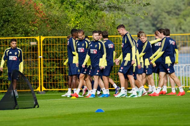 STOCKHOLM , SWEDEN 20260922 Swedish national team, Nationalteam captain Graham Potter as the football team gathers to train on Bosön in Stockholm ahead of the upcoming Nations League matches. STOCKHOLM SWEDEN x10050x