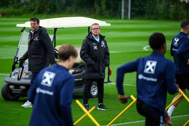 SOCCER - NL, AUT vs ISR WINDISCHGARSTEN,AUSTRIA,22.SEP.26 - SOCCER - UEFA Nations League, group stage, OEFB international match, Länderspiel, Nationalmannschaft Austria vs Israel, preview, training team AUT. Image shows head coach Ralf Rangnick (AUT).  GEPAxpictures xChristianxMoser